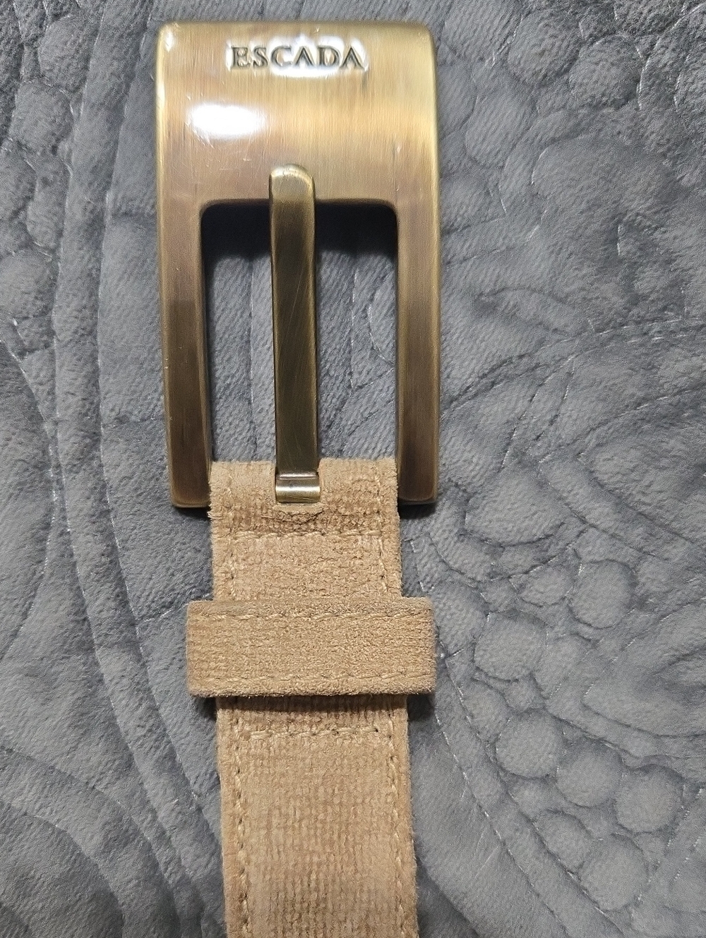 Escada Suede Belt Vtg